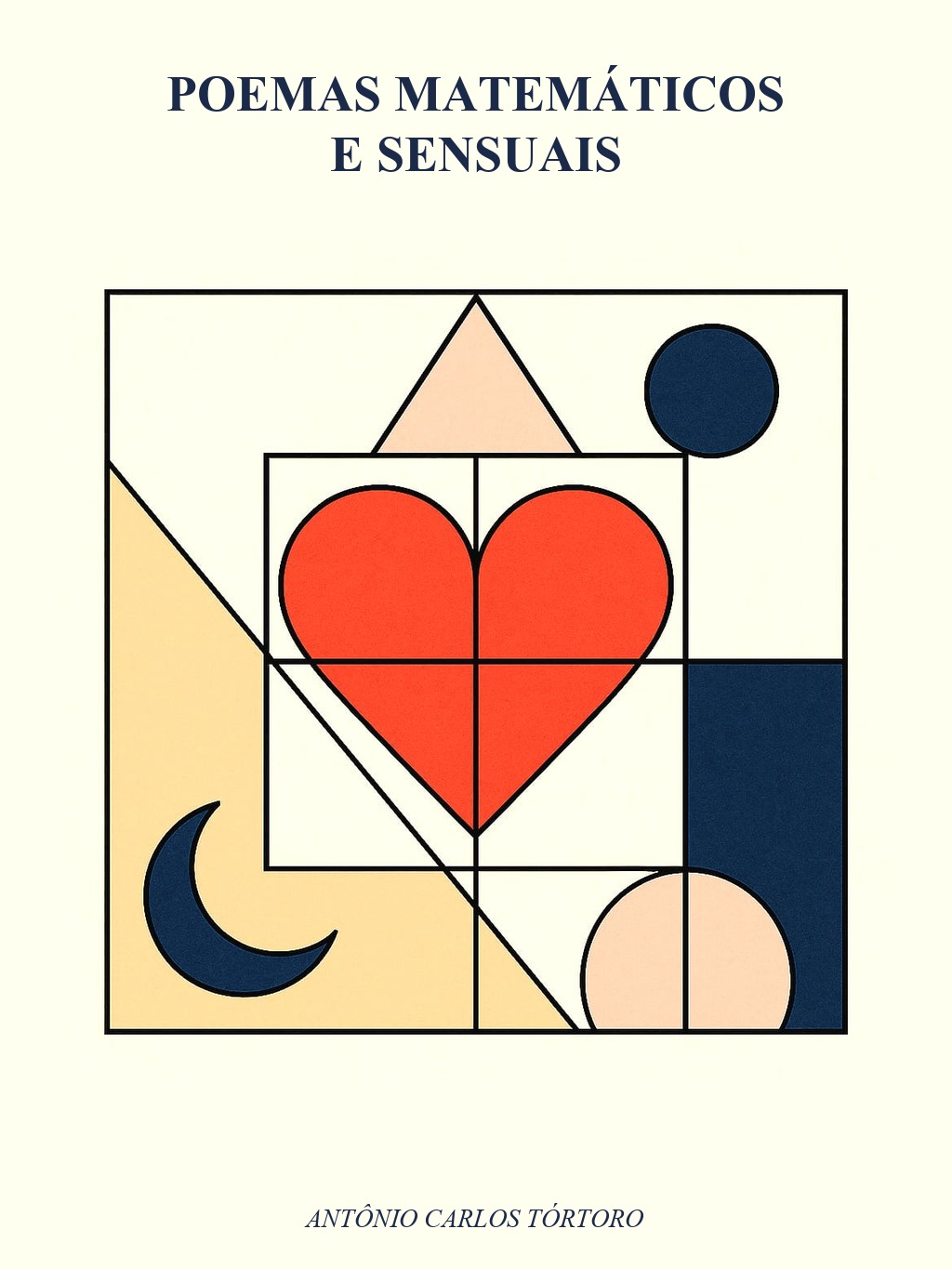 Capa de Poemas Matemáticos e Sensuais